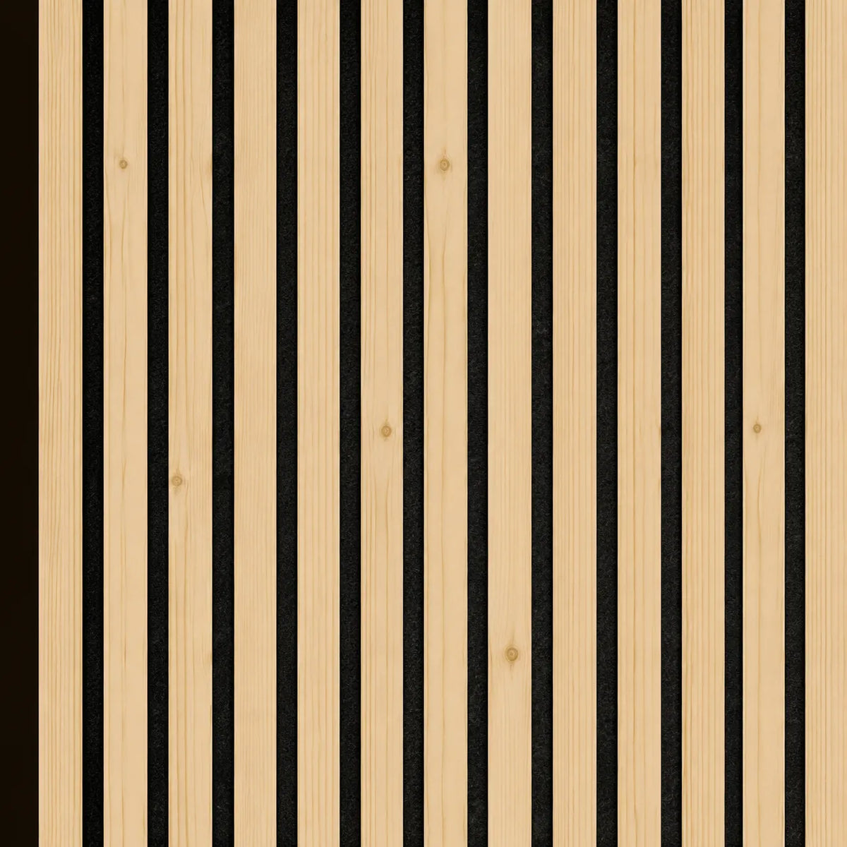 Foil Finish Acoustic Slat Wall Panel – 20mm
