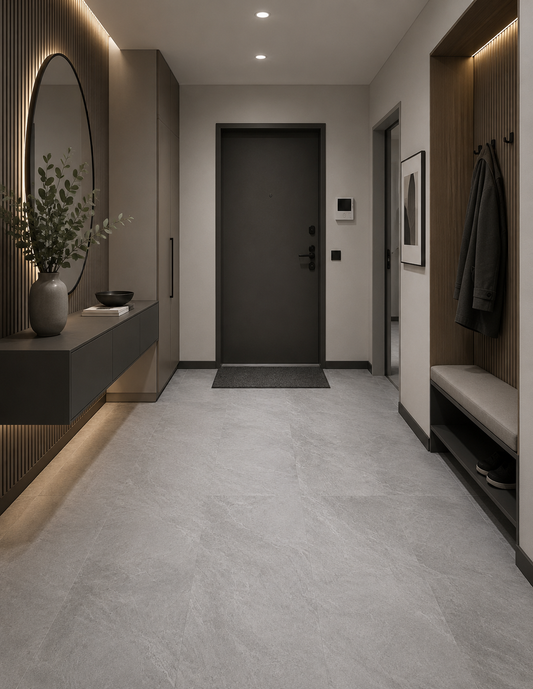 Gray State B01 6mm SPC Luxury Vinyl Plank Flooring