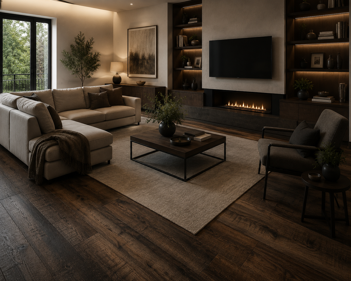 Panzu 4.7 mm Stone Polymer Composite Flooring