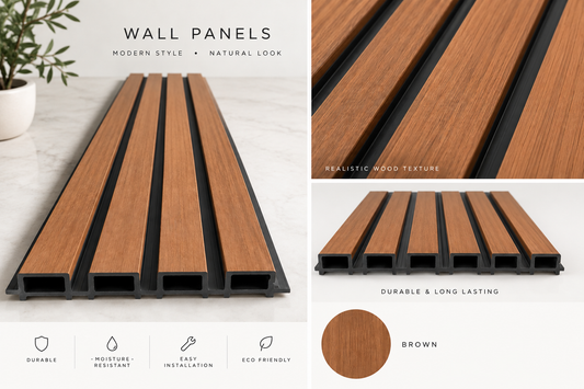 WPC Fluted Exterior Wall Panels