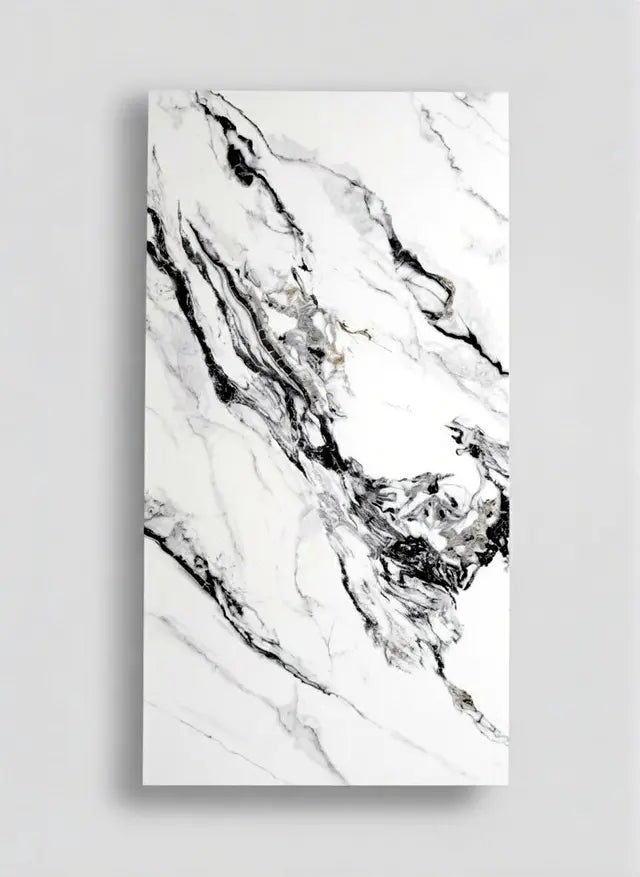 Faux Marble Bamboo Charcoal Wall Panel