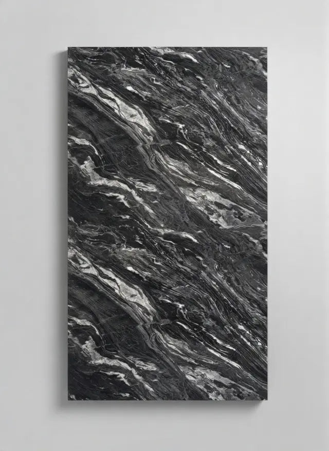 Faux Marble Bamboo Charcoal Wall Panel