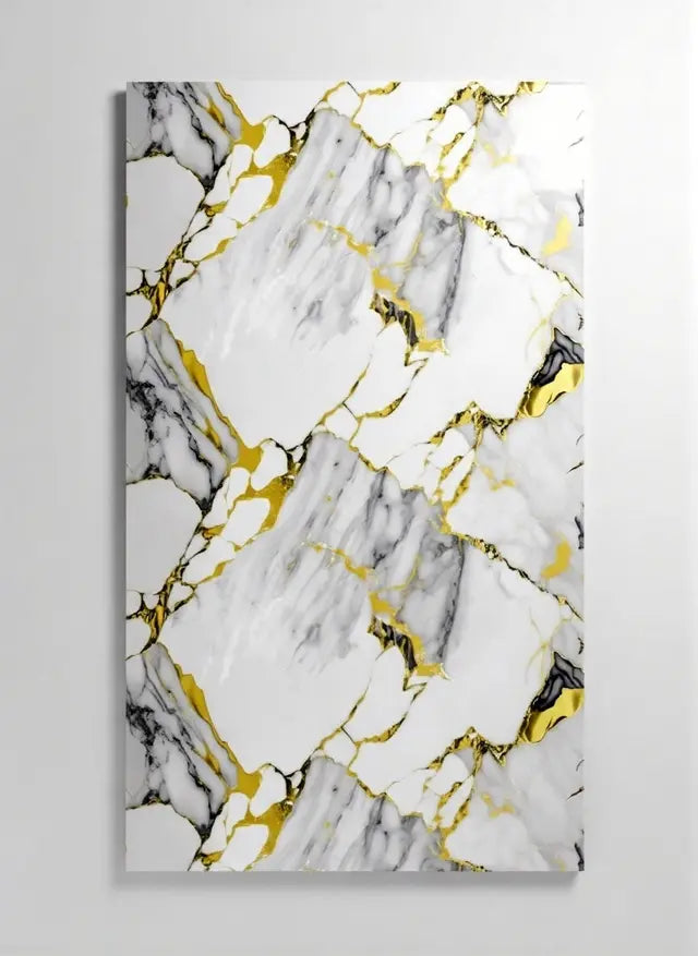 Faux Marble Bamboo Charcoal Wall Panel