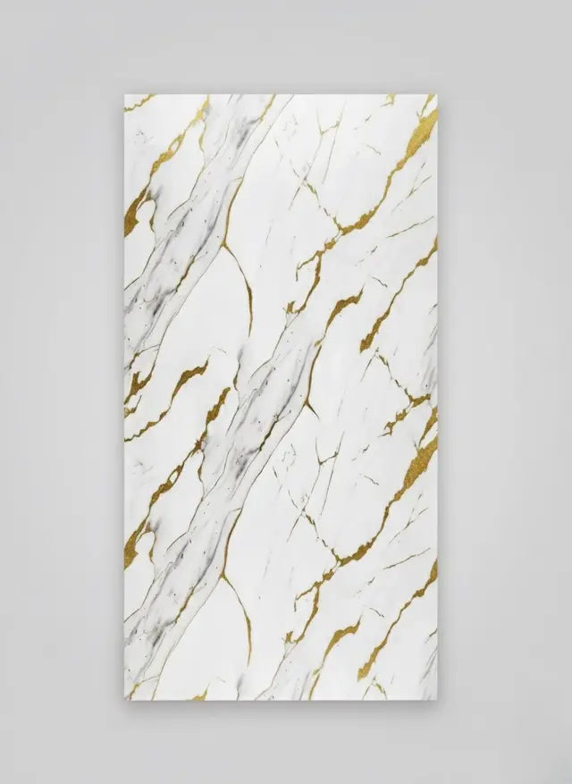 Faux Marble Bamboo Charcoal Wall Panel