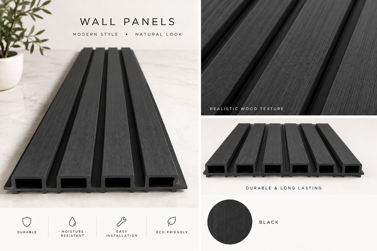 WPC Fluted Exterior Wall Panels