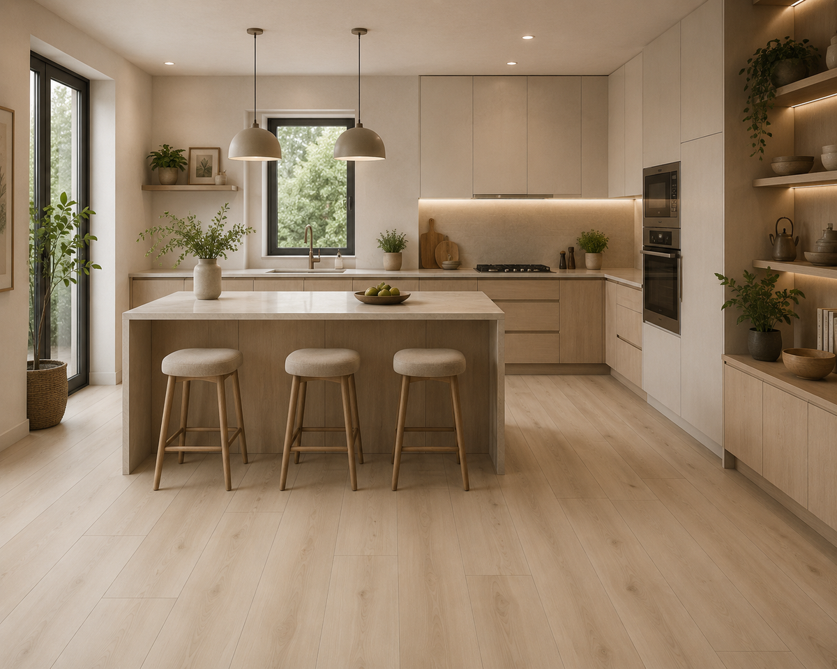 Panzu 4.7 mm Stone Polymer Composite Flooring